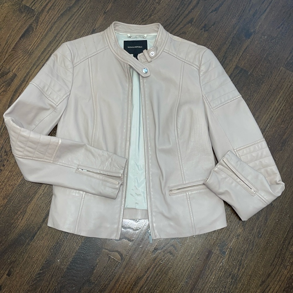 Banana Republic Racer Leather